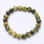 Serpentine 8mm Ball Stretch Bracelet on Card & Gift Pouch (55mm)